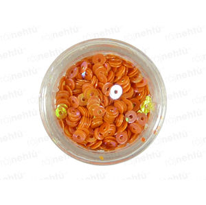 Zdobení na nehty, kolečka (dutá) CDčka - oranžová