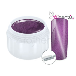 Ráj nehtů Barevný UV gel CAT EYE MAGNET - Purple 5 ml