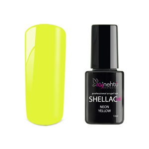 Ráj nehtů UV gel lak Shellac Me 12ml - Neon Yellow
