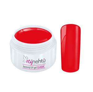 Ráj nehtů Barevný UV gel CLASSIC - Light Red 5ml