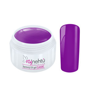 Ráj nehtů Barevný UV gel CLASSIC - Lavender Shine 5ml