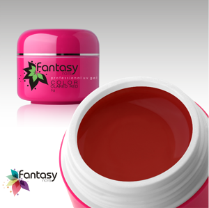 Ráj nehtů Fantasy line Barevný UV gel Fantasy Color 5g - Clared Red