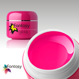 Ráj nehtů Fantasy line Barevný UV gel Fantasy Neon 5g - Dark Pink