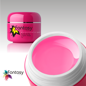 Ráj nehtů Fantasy line Barevný UV gel Fantasy Neon 5g - Light Pink