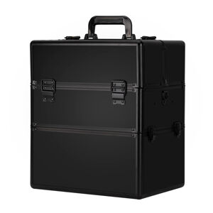 Kosmetický kufřík SENSE 2v1 - černo-černý