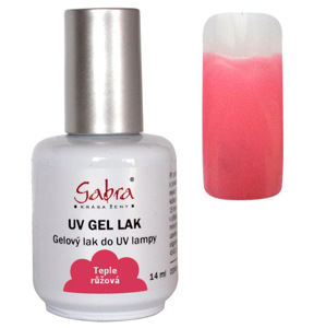 CEDRO  sole GABRA UV gel lak - Teple růžová
