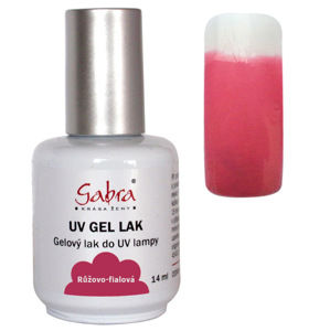 CEDRO  sole GABRA UV gel lak - Růžovo-fialová