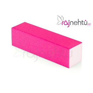 Pilník blok barevný - neon růžový