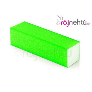 Pilník blok barevný - neon zelený