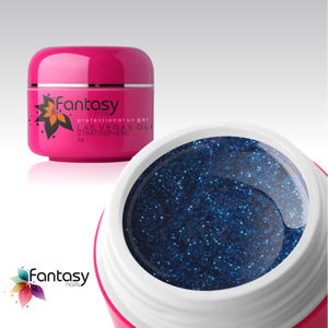 Ráj nehtů Fantasy line Barevný UV gel Fantasy Glitter 5g - Stratosphere