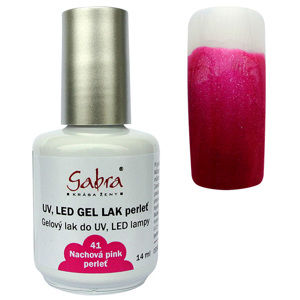 CEDRO  sole GABRA UV gel lak - Nachová pink perleť