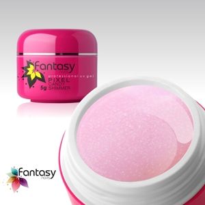 Ráj nehtů Fantasy line Barevný UV gel Fantasy Pixel 5g - Candy Shimmer