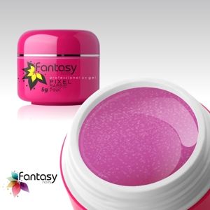 Ráj nehtů Fantasy line Barevný UV gel Fantasy Pixel 5g - Barbie Pink