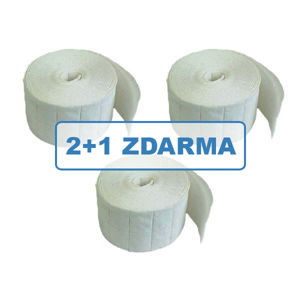 Čistící papírové polštářky 500 ks, 2+1 ZDARMA