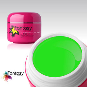 Ráj nehtů Fantasy line Barevný UV gel Fantasy Neon 5g - Medium Green