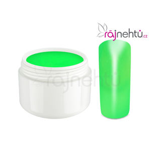 Ráj nehtů Barevný UV gel NEON - Green - Zelený 5ml