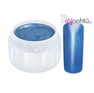 Ráj nehtů Barevný UV gel METALLIC - Blue 5ml