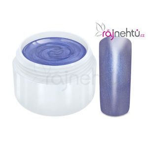 Ráj nehtů Barevný UV gel METALLIC - Gentian 5ml