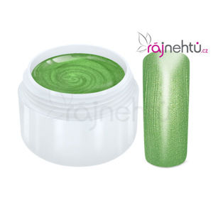 Ráj nehtů Barevný UV gel METALLIC - Green 5ml