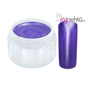 Ráj nehtů Barevný UV gel METALLIC - Violet 5ml