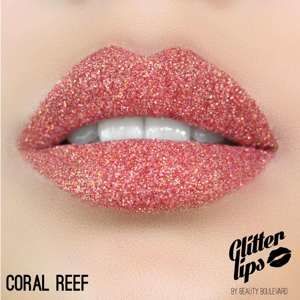 Beauty Boulevard Glitter Lips, voděodolné třpytky na rty - Coral Reef 3,5ml