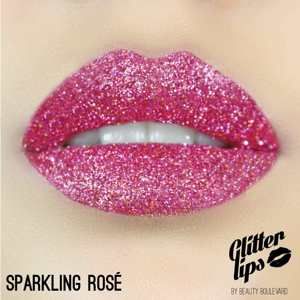 Beauty Boulevard Glitter Lips, voděodolné třpytky na rty - Sparkling Rosé 3,5ml