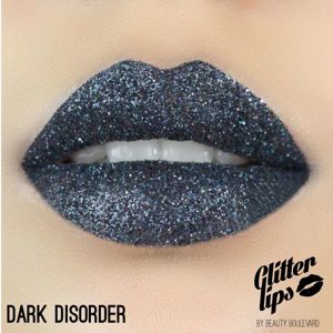 Beauty Boulevard Glitter Lips, voděodolné třpytky na rty - Dark Disorder 3,5ml