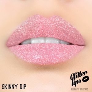 Beauty Boulevard Glitter Lips, voděodolné třpytky na rty - Skinny Dip 3,5ml