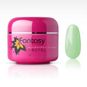 Ráj nehtů Fantasy line Barevný UV gel Fantasy Pastel 5g - Mint Green