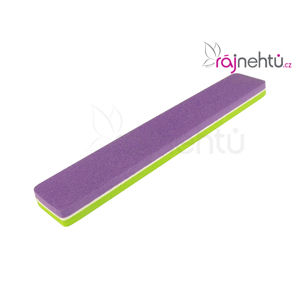 Pěnový pilník fialovo-zelený 120/180
